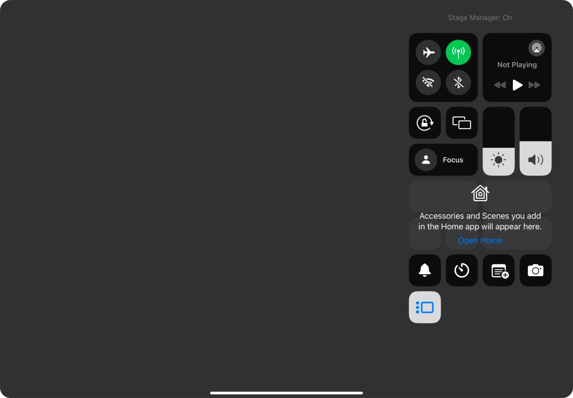 Press anywhere on the screen.