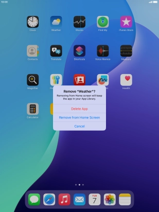 Press Delete App. Press Delete App.