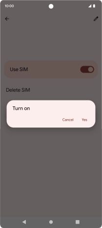 Press Yes.