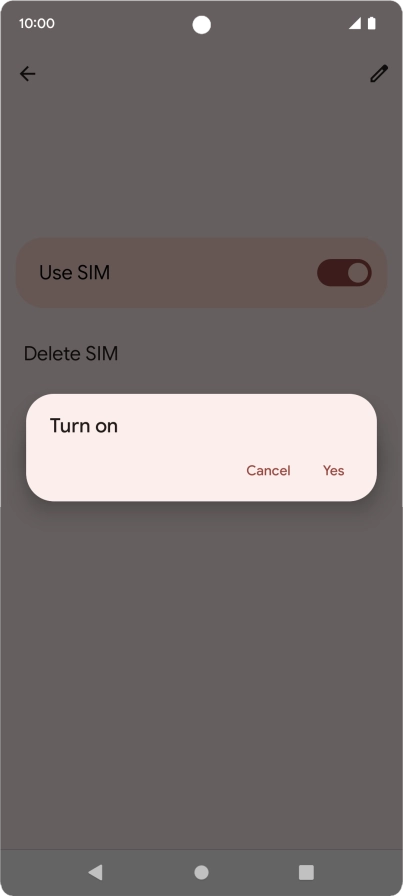Press Yes.