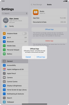 Press Offload App.