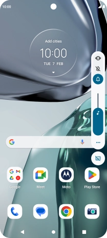 Press the vibration icon to turn on the function. Press the vibration icon to turn on the function.