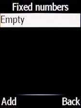 Press the Left selection key.