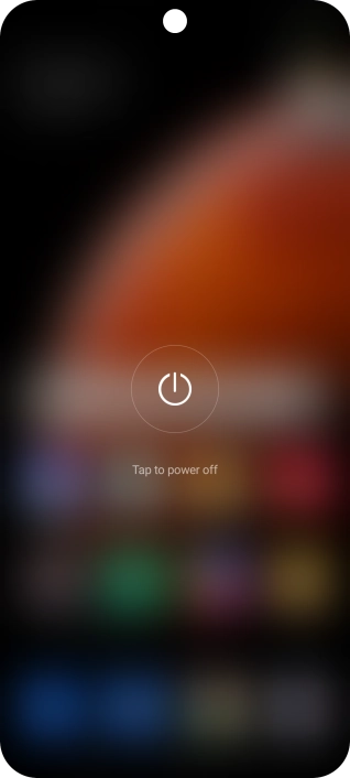 Press Tap to power off.