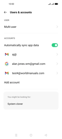 Press the Home key to return to the home screen.