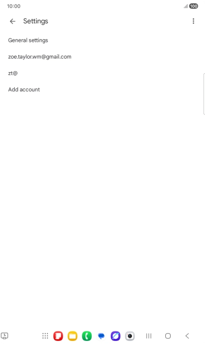 Press Add account.