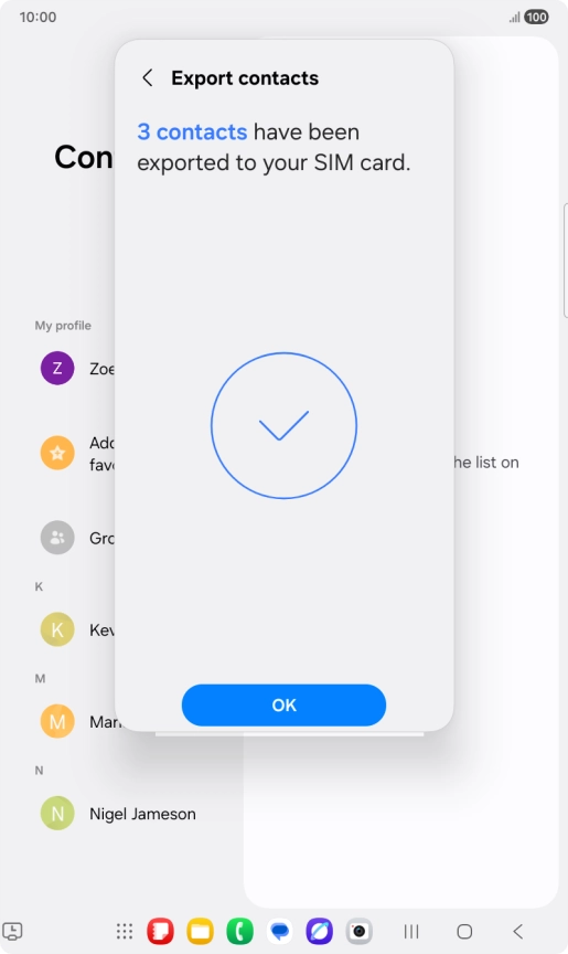 Press OK.