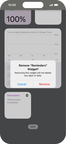 Press Remove.