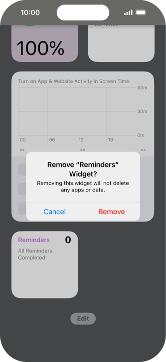 Press Remove.