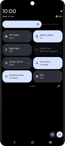 Press the Home key to return to the home screen.