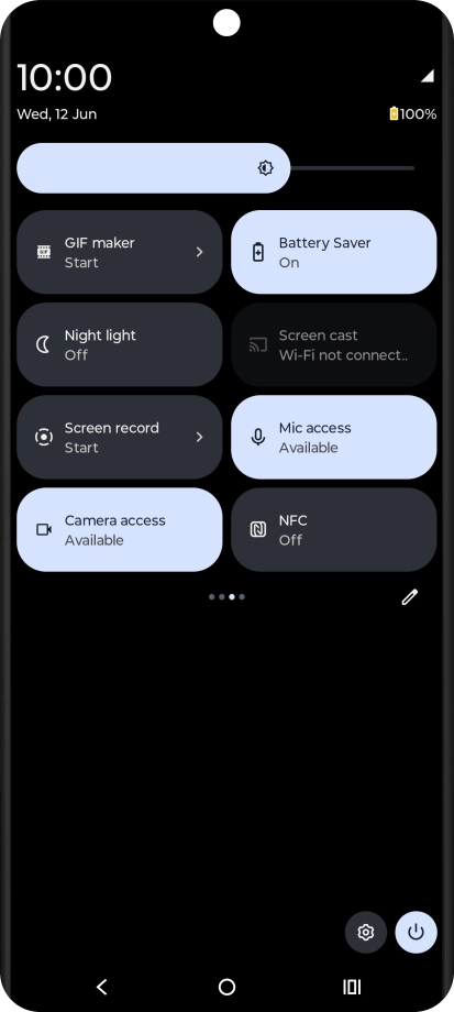 Press the Home key to return to the home screen.