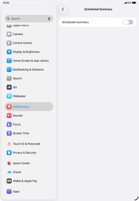 Press the indicator next to Press the indicator next to