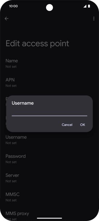 Key in wap and press OK.