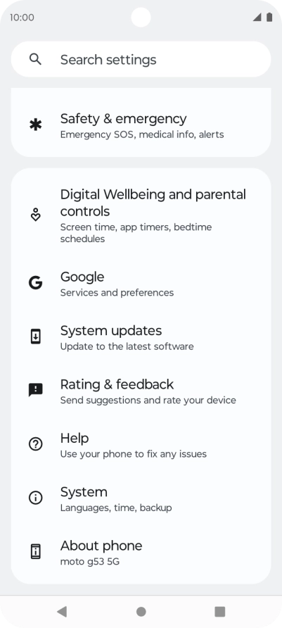 Press System updates. Press System updates.