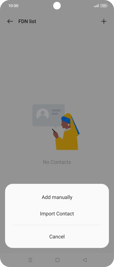 Press Add manually. Press Add manually.