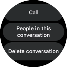 Press Delete conversation.