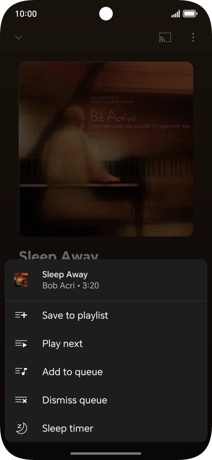 Press the add icon. Press the add icon.