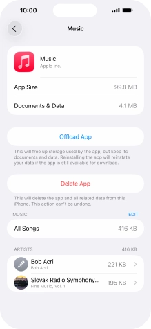 Press Offload App.