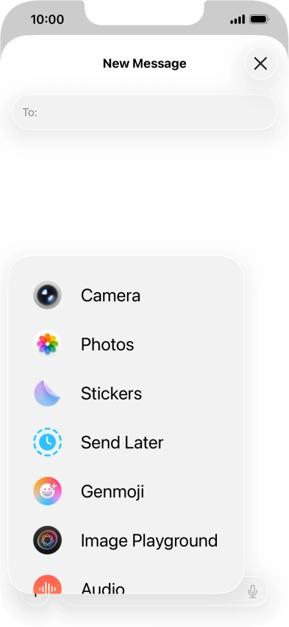 Press Genmoji.