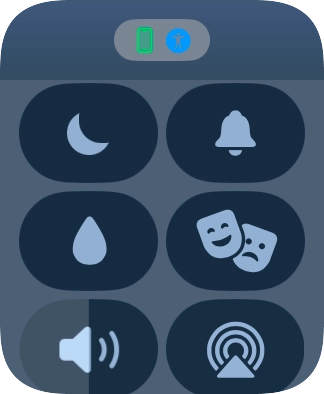 Press the sound mode icon to turn silent mode on or off.
