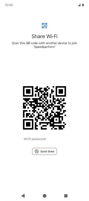 Place the QR code inside the camera frame on the other device to scan the code. Place the QR code inside the camera frame on the other device to scan the code.