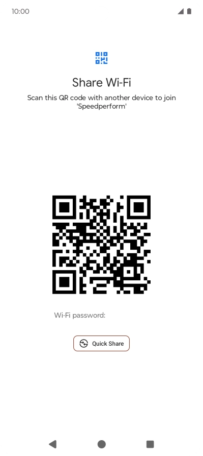 Place the QR code inside the camera frame on the other device to scan the code. Place the QR code inside the camera frame on the other device to scan the code.