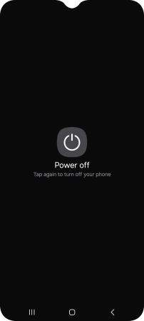 Press Power off. Press Power off.