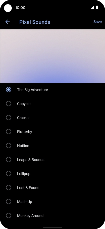 Press the required ring tones to hear them. Press the required ring tones to hear them.