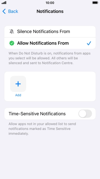 Press the indicator next to Press the indicator next to