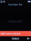 Select Add new contact. Select Add new contact.