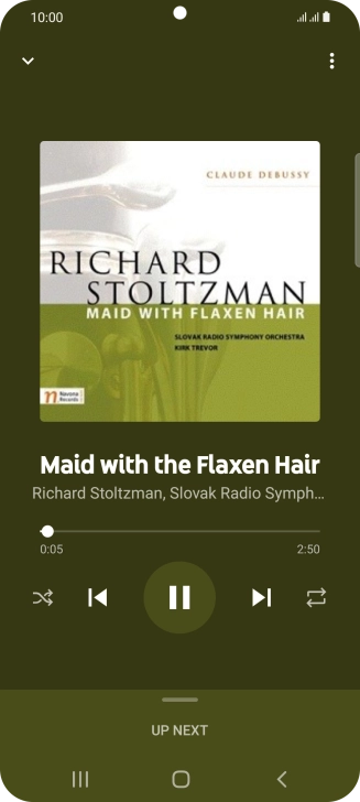 Press arrow right to go to the next audio file. Press arrow right to go to the next audio file.
