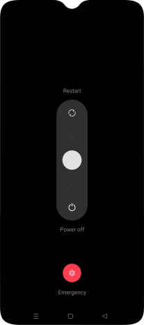Press and drag the circle downwards. Press and drag the circle downwards.