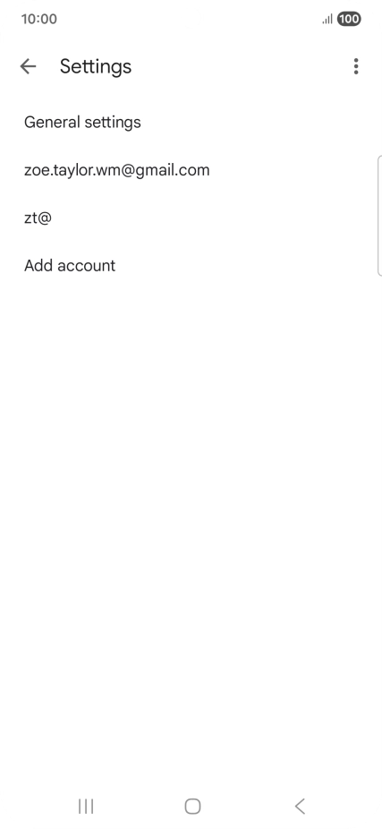 Press Add account.
