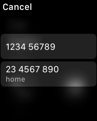 Press the required number. Press the required number.