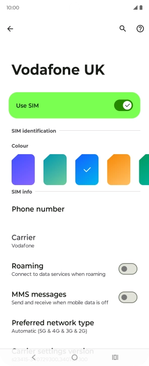 Press the indicator next to Press the indicator next to