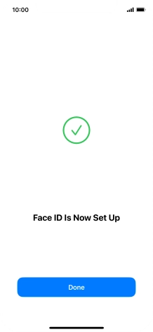 Press Done. If you haven't previously selected a phone lock code, key in a code of your own choice twice. Press Done. If you haven't previously selected a phone lock code, key in a code of your own choice twice.