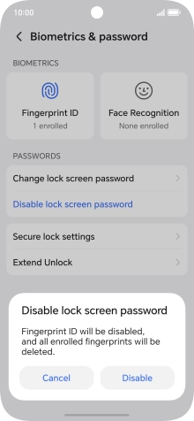 Press Disable.