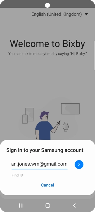 Press arrow right. Press arrow right.