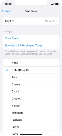 Press the required message tones to hear them. Press the required message tones to hear them.