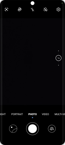 Press the flash icon.