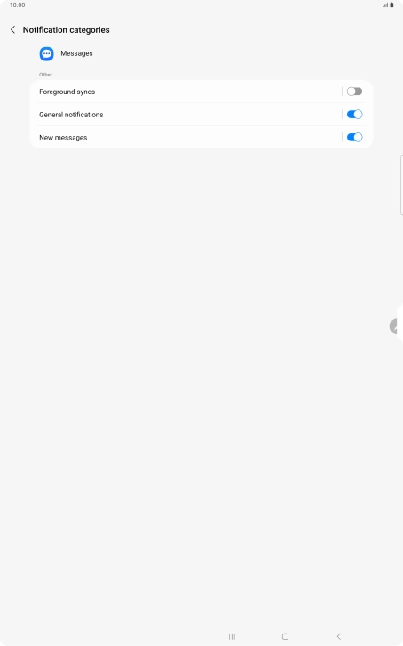 Press New messages. Press New messages.