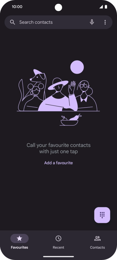 Press the menu icon. Press the menu icon.