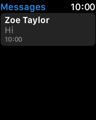 Press the required iMessage.