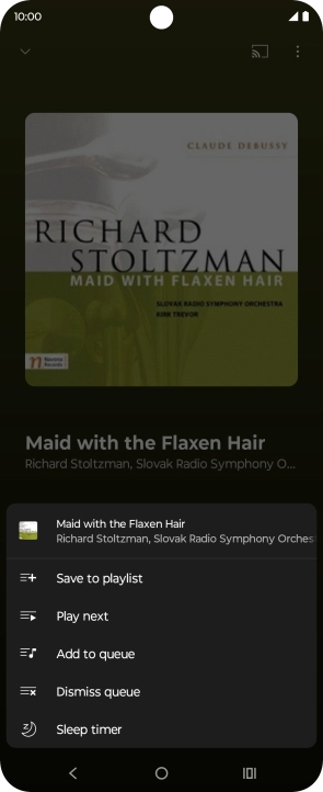 Press the add icon. Press the add icon.