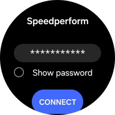 Press CONNECT. Press CONNECT.