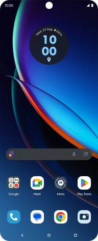 Slide two fingers downwards starting from the top of the screen.