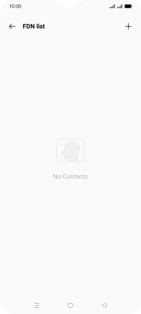 Press the add icon.