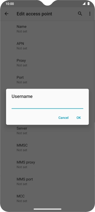 Key in wap and press OK.