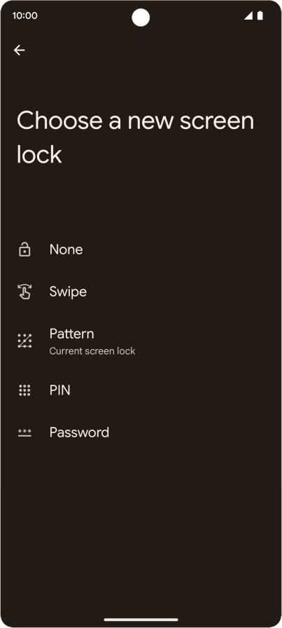 Press None. Press None.