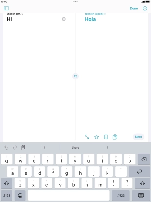 Press the enter icon. Press the enter icon.